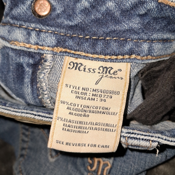 Miss Me Blue Women's Jeans Size 25/34 - Picture 11 of 12